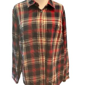 LRL Lauren Jeans Co., Ralph Lauren, Plaid Flannel Shirt